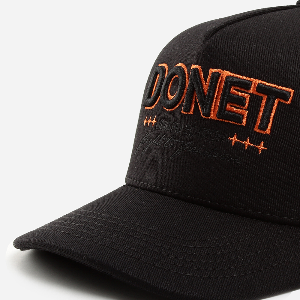 CAP REVOLTA BLACK ORANGE