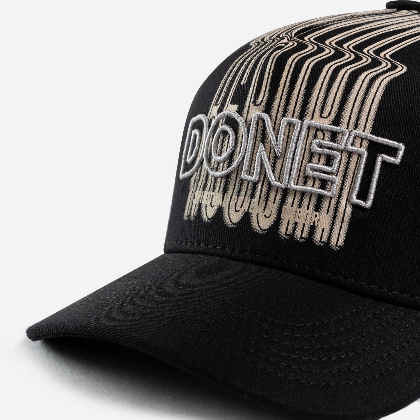 CAP REBORN BLACK WHITE
