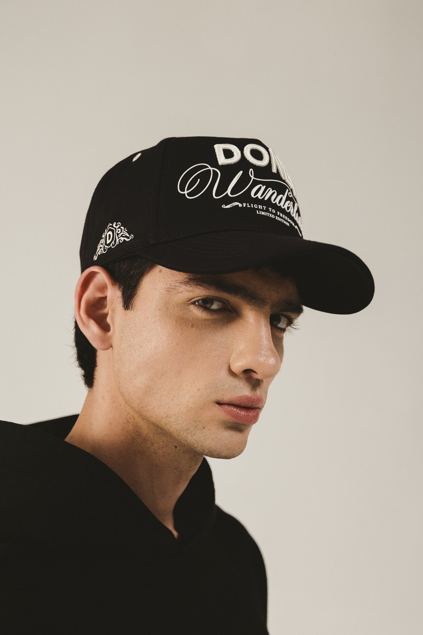 CAP BOW BLACK - WHITE