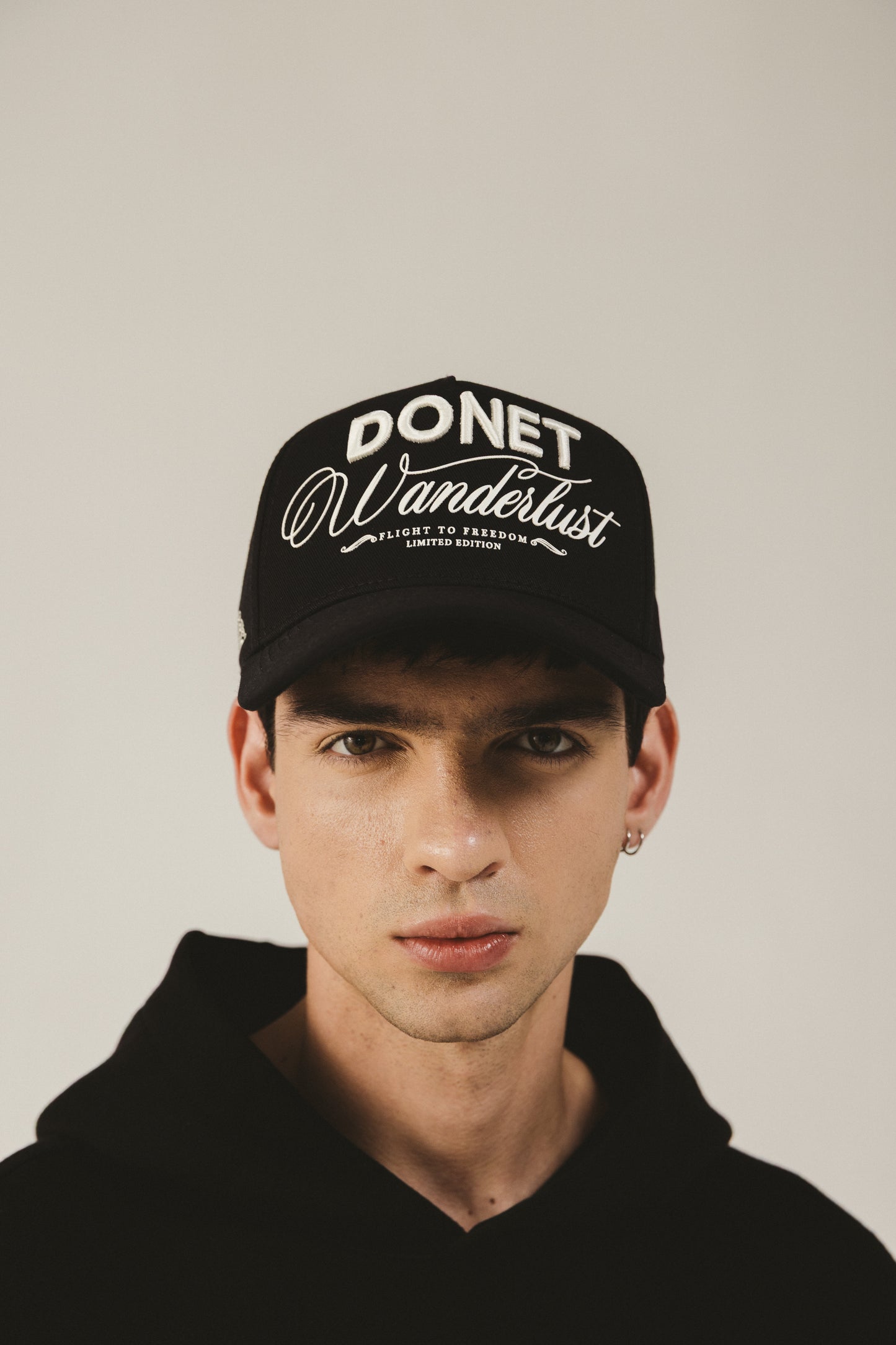 CAP BOW BLACK - WHITE