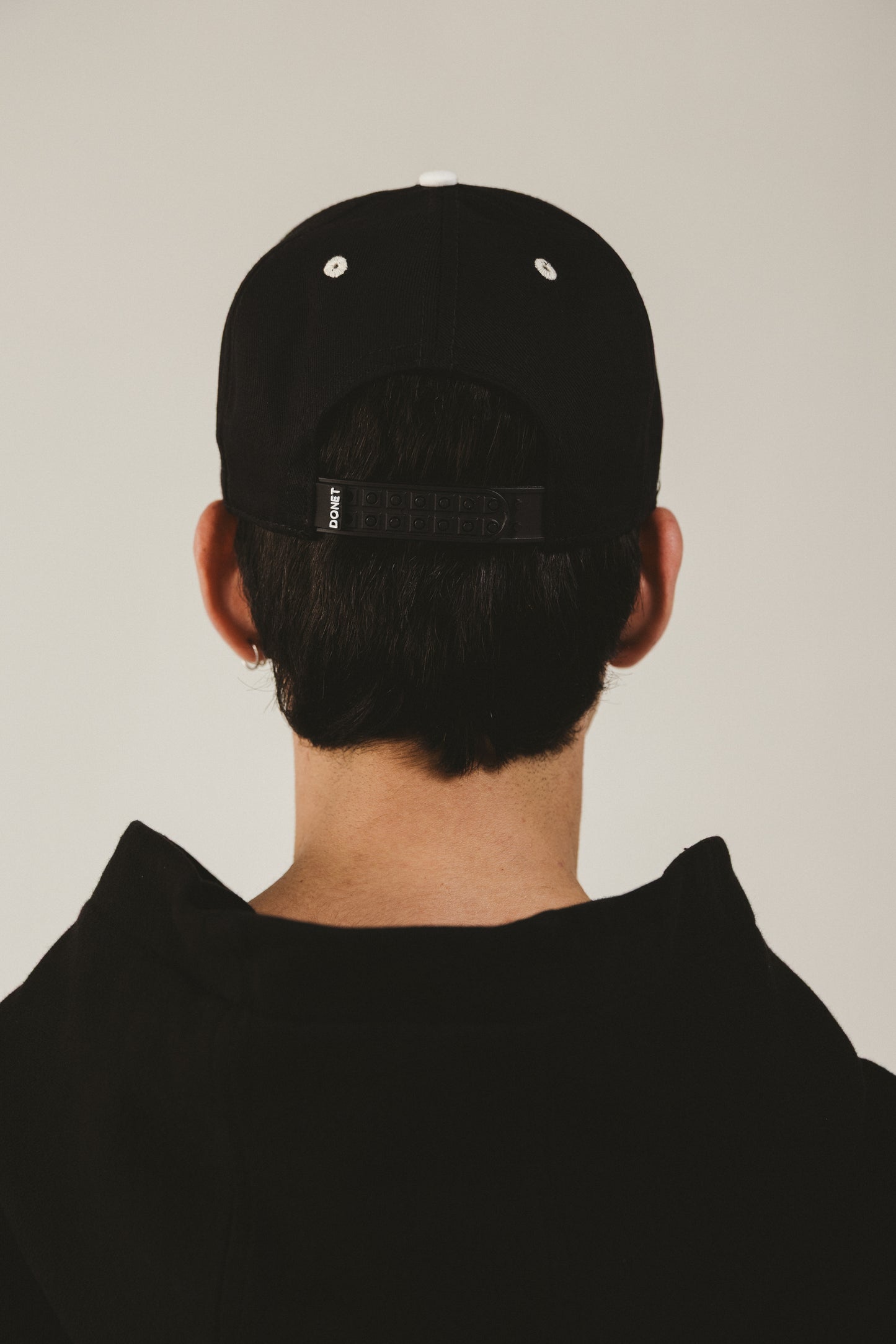 CAP BOW BLACK - WHITE