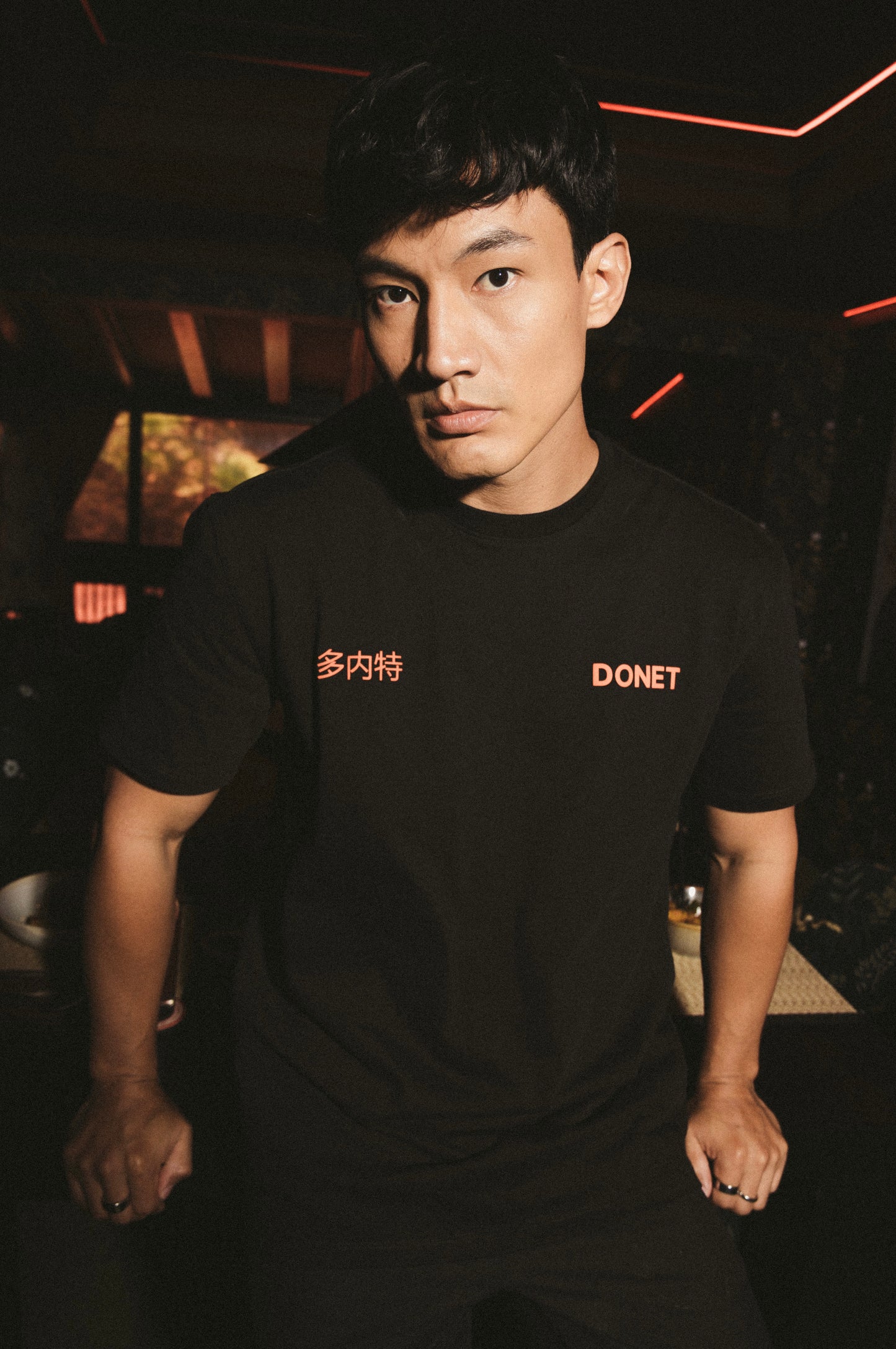 T SHIRT LA MIAN BLACK